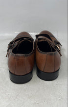 Load image into Gallery viewer, Zanzara Mens Strauss Brown Leather Double Monk Strap Dress Shoes Size 10

