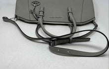 Load image into Gallery viewer, Michael Kors Womens Gray Leather Bottom Studs Shoulder Strap Satchel Handbag
