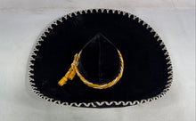 Load image into Gallery viewer, Pigalle Mens Black Yellow And Gray Sombrero Round Wide Brim Collectible Hat
