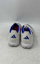 Load image into Gallery viewer, Adidas Mens F50 League Turf White Blue Striped Football Cleats Size 9.5
