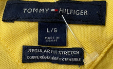 Load image into Gallery viewer, Tommy Hilfiger Mens Yellow Short Sleeve Regular Fit Polo Shirt Size Large
