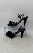 Load image into Gallery viewer, Kate Spade New York Womens Black Leather Stiletto Ankle Strap Heels Size 7.5B
