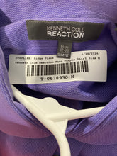 Load image into Gallery viewer, Kenneth Cole Reaction Mens Purple Collared Long Sleeve Dress Shirt Size M

