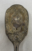 Load image into Gallery viewer, Silver Color Floral Ornate Handle Collectible Handheld Vanity Hair Brush
