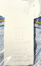 Load image into Gallery viewer, H&amp;M Womens Blue Medium Wash Pockets Denim Straight Leg Jeans Size 2
