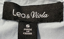 Load image into Gallery viewer, Lea &amp; Viola Womens White Blue Tweed Double-Breasted Blazer Size S With Tag
