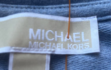 Load image into Gallery viewer, Michael Kors Womens Light Blue Heather Long Sleeve Pullover Sweatshirt Size L
