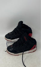 Load image into Gallery viewer, Nike Kids Air Jordan Max Aura AQ9216-006 Black Red Sneaker Shoes Size 12C

