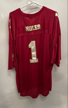 Load image into Gallery viewer, JA Mens Red Florida State Seminoles #1 3/4 Sleeve Football Jersey Size 2XL
