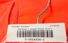 Load image into Gallery viewer, H&amp;M Womens Orange Sleeveless Crew Neck Pullover Blouse Top Size Large

