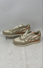 Load image into Gallery viewer, Reebok Womens Classic Leather 2400 Beige Orange Lace-Up Sneaker Shoes Size 7.5
