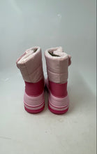 Load image into Gallery viewer, Lands' End Girls Pink Waterproof Round Toe Hook And Loop Snow Boots Size 6M
