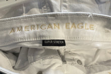 Load image into Gallery viewer, American Eagle Womens White Distressed Super Stretch Cut-Off Shorts Size 6
