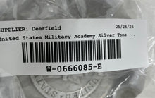 Load image into Gallery viewer, United States Military Academy Silver-Tone Crest Seal Ashtray Collectible
