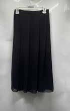 Load image into Gallery viewer, Anne Klein Womens Black Pleated Back-Zip A-Line Skirt No Size
