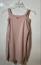 Load image into Gallery viewer, Michael Kors Womens Pink Long Sleeve Cold Shoulder Pullover Sweater Size M
