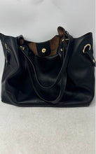 Load image into Gallery viewer, Sondra Roberts Womens Black Leather Inner Pockets Bottom Studs Shoulder Bag
