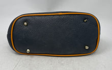 Load image into Gallery viewer, Divina Firenze Womens Black Brown Leather Outer Pocket Bottom Studs Shoulder Bag

