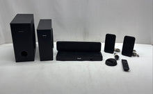 Load image into Gallery viewer, Philips Black 6-Pieces Home Theater DVD Player &amp; Speaker System Set Not Tested
