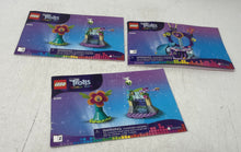 Load image into Gallery viewer, Lot Of 3 Pcs Multicolor Trolls World Tour Instruction Manual Guide Books
