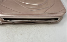 Load image into Gallery viewer, Lancome Womens Rose Gold Engraved Top Handle Zip-Around Cosmetic Makeup Bag

