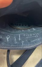 Load image into Gallery viewer, Fossil Womens Maddox Blue Pebbled Leather Adjustable Strap Zip Top Crossbody Bag
