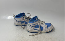 Load image into Gallery viewer, Nike Kids Air Jordan 1 Mid FZ3931-114 Blue White Lace-Up Sneaker Shoes Size 9C
