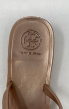 Load image into Gallery viewer, Authentic Tory Burch Womens Mini Miller Beige Plastic Thong Sandals Size 6M
