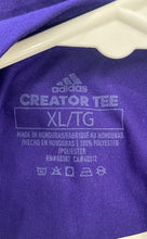Load image into Gallery viewer, Adidas Mens Purple Graphic Short Sleeve Crew Neck Pullover T-Shirt Size XL
