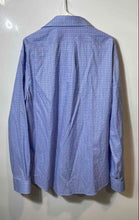 Load image into Gallery viewer, Lauren Ralph Lauren Mens Blue White Plaid Stretch Dress Shirt Size XXL 16 36/37
