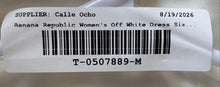 Load image into Gallery viewer, Banana Republic Womens Off White Cotton Short Sleeve Maxi Dress Size XS
