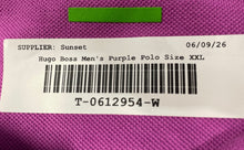 Load image into Gallery viewer, Hugo Boss Mens Purple Spread Collared Short Sleeve Polo Shirt Size XXL
