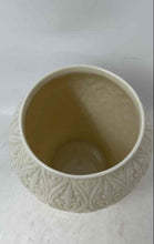 Load image into Gallery viewer, Lenox White Ceramic Embossed Home Decorative Large Flower Vase Collectible
