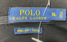 Load image into Gallery viewer, Polo Ralph Lauren Mens Black Cotton Short Sleeve Collared Polo Shirt Size XL
