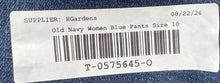 Load image into Gallery viewer, Old Navy Womens Blue Denim Mid-Rise Rockstar Super Skinny Leg Jeans Size 10 Long
