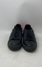 Load image into Gallery viewer, Karl Lagerfeld Mens Black Red Leather Lace-Up Low Top Sneakers Shoes Size 9
