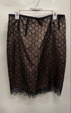 Load image into Gallery viewer, BCBGMAXAZRIA Womens Black Silk Center Back Zipper Straight &amp; Pencil Skirt Size 8
