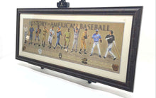 Load image into Gallery viewer, History Of American Baseball Sports Framed Wall Decor Art Print Collectible
