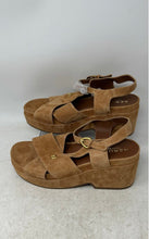 Load image into Gallery viewer, Aerosoles Womens Cora Brown Open Toe Buckle Ankle Strap Sandals Size 9.5 M
