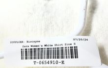 Load image into Gallery viewer, Zara Knit Womens White Crew-Neck Long Sleeve Pullover Sweater Size Small
