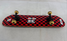 Load image into Gallery viewer, Krown KPC Red Black Checkerboard Print Standard 31" Skateboard Complete
