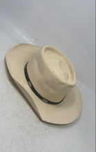 Load image into Gallery viewer, Stetson Mens Royal Flush Beige 10X Shantung Straw Cowboy Hat Size 55-6 7/8
