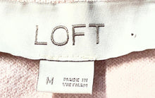 Load image into Gallery viewer, Loft Womens Pink Short Raglan Sleeve Round Neck Pullover Blouse Top Size M
