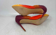 Load image into Gallery viewer, Steve Madden Womens Testy Multicolor Studded Slip-On High D'Orsay Heels Size 7M
