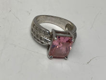 Load image into Gallery viewer, Women's Silver Tone With Stones Ring Size 6.75 Weight 7.4g (NCL)
