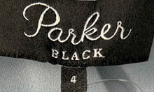 Load image into Gallery viewer, Parker Black Womens Blue Ruffled One-Shoulder Hi-Low Maxi Dress Size 4
