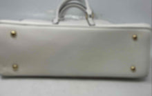 Load image into Gallery viewer, Dasein Womens White Leather Detachable Strap Inner Pockets Lined Satchel Bag
