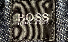 Load image into Gallery viewer, Boss Hugo Boss Mens Blue Denim Dark Wash Pockets Straight Leg Jeans Size 38/30
