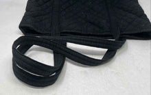Load image into Gallery viewer, Vera Bradley Womens Black Inner Pockets Double Handle Shoulder Purse
