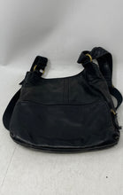 Load image into Gallery viewer, Fossil Womens Black Leather Outer Pocket Adjustable Strap Crossbody Bag
